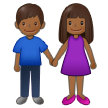 👫🏾 Woman and Man Holding Hands: Medium-Dark Skin Tone, Emoji by Samsung
