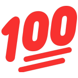 💯 100 Punkte Emoji von Microsoft