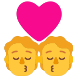💏 Kiss, Emoji by Microsoft