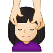 💆🏻‍♀️ Femme Qui Se Fait Masser : Peau Claire Emoji par Samsung