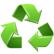 ♻️ Recycling-Symbol Emoji von Samsung