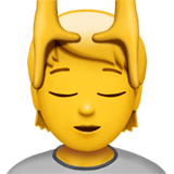 💆 Person, Die Eine Kopfmassage Bekommt Emoji von Apple