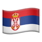 🇷🇸 Drapeau : Serbie Emoji par Microsoft