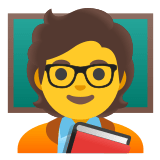 🧑‍🏫 Lehrer(in) Emoji von Google