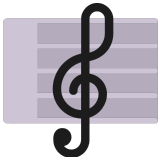 🎼 Musical Score, Emoji by Microsoft