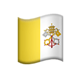 🇻🇦 Flag: Vatican City, Emoji by Apple
