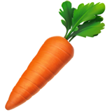 🥕 Морковь, смайлик от Apple