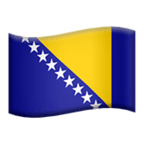 🇧🇦 Флаг: Босния и Герцеговина, смайлик от Microsoft