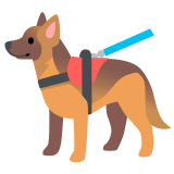 🐕‍🦺 Служебная Собака, смайлик от Google