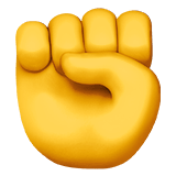 ✊ Erhobene Faust Emoji von Apple