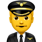 👨‍✈️ Pilot Emoji von Apple