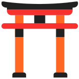 ⛩️ Shinto-Schrein Emoji von Microsoft