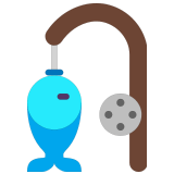 🎣 Angel Mit Fisch Emoji von Microsoft