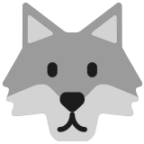 🐺 Loup Emoji par Microsoft