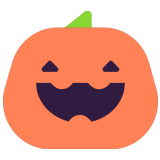 🎃 Citrouille Emoji par Microsoft