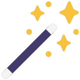 🪄 Baguette Magique Emoji par Microsoft