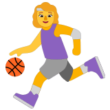 ⛹️‍♀️ Femme Avec Ballon Emoji par Microsoft