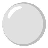 ⚪ Белый Круг, смайлик от Google