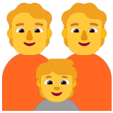 👪 Familie Emoji von Microsoft