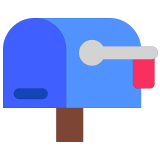 📪 Closed Mailbox with Lowered Flag, Emoji by Microsoft