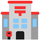 🏣 Japanisches Postgebäude Emoji von Microsoft