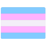 🏳️‍⚧️ Transgender Flag, Emoji by Microsoft