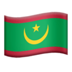 🇲🇷 Flagge: Mauretanien Emoji von Microsoft
