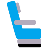 💺 Seat, Emoji by Microsoft