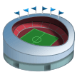 🏟️ Stadion Emoji von Samsung