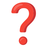 ❓ Red Question Mark, Emoji by Google