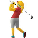 🏌️‍♀️ Woman Golfing, Emoji by Apple