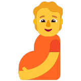 🫄 Pregnant Person, Emoji by Microsoft