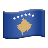 🇽🇰 Drapeau : Kosovo Emoji par Apple
