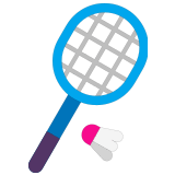 🏸 Badminton, Emoji by Microsoft