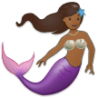 🧜🏾‍♀️ Meerjungfrau: Mitteldunkle Hautfarbe Emoji von Samsung