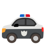 🚓 Полицейская Машина, смайлик от Google