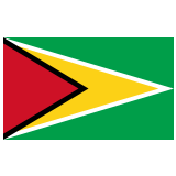 🇬🇾 Drapeau : Guyana Emoji par Google