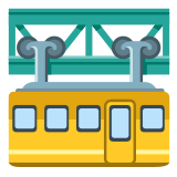 🚟 Suspension Railway, Emoji by Google