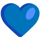 💙 Blaues Herz Emoji von Microsoft