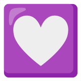 💟 Значок «сердце», смайлик от Google