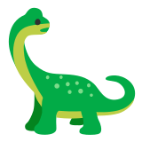 🦕 Sauropode Emoji von Google
