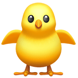 🐥 Front-Facing Baby Chick, Emoji by Apple