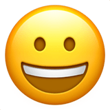 😀 Grinsendes Gesicht Emoji von Apple