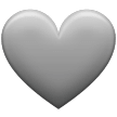 🩶 Grey Heart, Emoji by Samsung