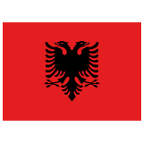 🇦🇱 Flagge: Albanien Emoji von Google