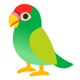 🦜 Perroquet Emoji par Google