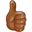 👍🏾 Daumen Hoch: Mitteldunkle Hautfarbe Emoji von Samsung