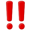 ‼️ Doppeltes Ausrufezeichen Emoji von Samsung