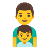 👨‍👦 Familie: Mann, Junge Emoji von Google