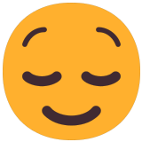 😌 Erleichtertes Gesicht Emoji von Microsoft